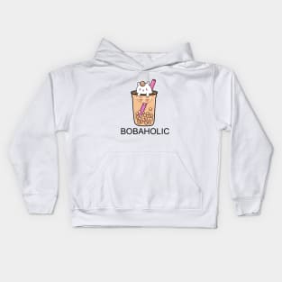 Bobaholic Unicorn! Kids Hoodie